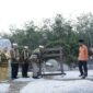 Pemukulan Gong, Tanda dibukanya kegiatan Tubaba Art Festival ke-8 tahun 2024. (Arie/NK)
