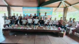 Koalisi Cinta Tubaba aktif menggelar rapat di Posko Calon Wakil Bupati Nadirsyah di Daya Murni, Kecamatan Tumijajar.