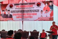 Ketua Bappilu DPD PDIP Lampung, Ir. Umar Ahmad, SP