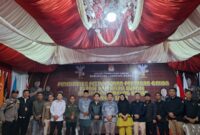 KPU Lampung Barat, secara resmi menutup perpanjangan pendaftaran calon bupati dan wakil bupati Lampung Barat, Rabu 4 September Pukul 23.59 WIB. (Iwan/NK)