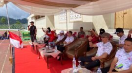 Imam Gunawan Analis Kebijakan Ahli Utama pada deputi bidang Pengembangan Pemuda Kemenpora menghadiri pembukaan Festival Olahraga Pendidikan di Stadion Bumi Skala Bkhak, Rabu (18/9). (Ist/Nk)