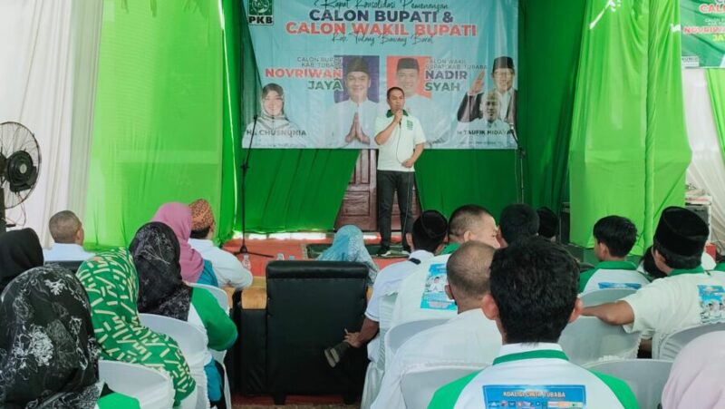 Balon Bupati Tubaba Ir. Novriwan Jaya, SP pasangan dari Balon Wakil Bupati Nadirsyah (NoNa). (Arie/NK)