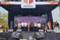 Wujudkan Pesta Demokrasi Berkualitas, Bawaslu Tubaba Deklarasi Pilkada Damai. (Arie/Nk)