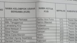 10 Kelompok Usaha Bersama (KUB) Jadi Ujung Tombak Lampung Moncer Bayi Lobster
