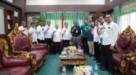 Audiensi ini dihadiri oleh Faisal Yamani, Kepala Kantor BPJS Ketenagakerjaan, M. Angger Setiawan (ARP) Pemasar, serta Yustinus Ryan Widyatmoko (ARP) Pemasar.