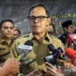 Wakil Menteri Dalam Negeri (Wamendagri) Bima Arya Sugiarto usai rapat dengar pendapat (RDP) bersama Komisi II DPR RI di kompleks parlemen, Senayan, Jakarta, Senin (11/11/2024). ANTARA/Melalusa Susthira K/am.