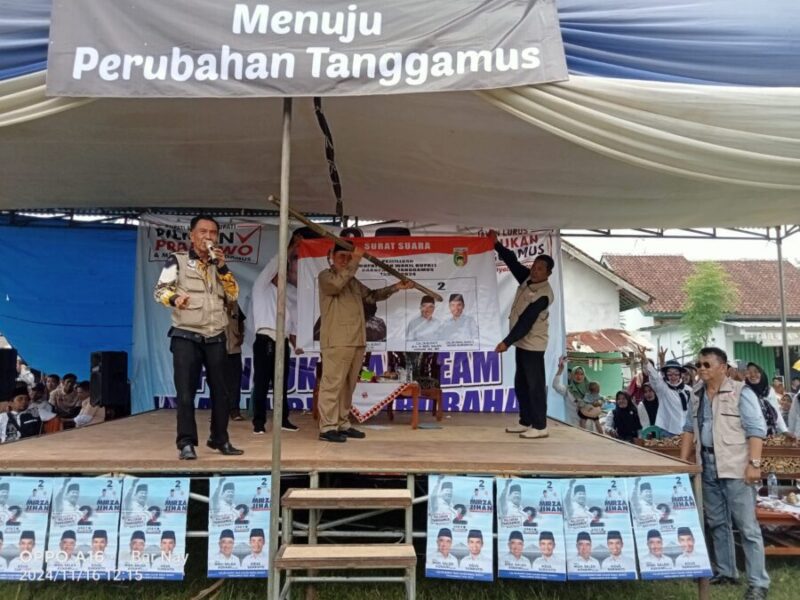 H. Moh. Saleh Asnawi Kukuhkan Ribuan Tim Pemenangan di Tiga Kecamatan Tanggamus