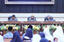 Pj Gubernur Lampung, Samsudin di Acara Up Grading Keluarga Besar Jaringan Sekolah Islam Terpadu (JSIT) Wilayah Lampung, di Gedung Pusiban, Sabtu (21/12), Foto: Diskominfotik Provinsi Lampung.