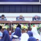 Pj Gubernur Lampung, Samsudin di Acara Up Grading Keluarga Besar Jaringan Sekolah Islam Terpadu (JSIT) Wilayah Lampung, di Gedung Pusiban, Sabtu (21/12), Foto: Diskominfotik Provinsi Lampung.