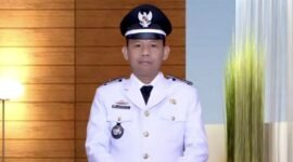 Kepalo Tiyuh Mulya Jaya, Kujang Supriyadi, SH. (Dok Pribadi/Nk)