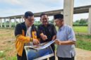 Pembangunan Masjid Al Hijrah Kota Baru, Foto: Diskominfotik Provinsi Lampung.