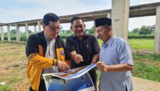 Pembangunan Masjid Al Hijrah Kota Baru, Foto: Diskominfotik Provinsi Lampung.