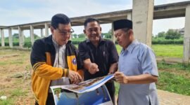 Pembangunan Masjid Al Hijrah Kota Baru, Foto: Diskominfotik Provinsi Lampung.