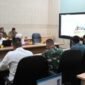 Rakor Pengendalian Inflasi Daerah di Ruang Command Center Lt. II Dinas Kominfotik Provinsi Lampung, Senin (30/12), Foto: Diskominfotik Provinsi Lampung.