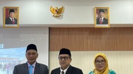 Sekretaris Dinas Komunikasi dan Informatika Lampung Barat, Indrayani, M.Pd dilantik sebagai kepala Biro Hukum SDM dan Humas BPJPH RI di Jakarta, Senin (30/12/2024). (Ist/Nk)