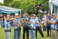 Pj Gubernur Lampung, Samsudin dalam Pameran Lomba Burung Berkicau Tingkat Nasional, Minggu (29/12), Foto: Diskominfotik Provinsi Lampung.