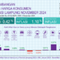 Perkembangan
Indeks Harga Konsumen
Provinsi Lampung November 2024