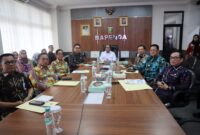 Pj Gubernur Lampung dalam Rapat Finalisasi Opsen PKB dan Opsen BBNKB Tahun 2025, Foto: Diskominfotik Provinsi Lampung.