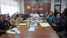 Pj Gubernur Lampung dalam Rapat Finalisasi Opsen PKB dan Opsen BBNKB Tahun 2025, Foto: Diskominfotik Provinsi Lampung.