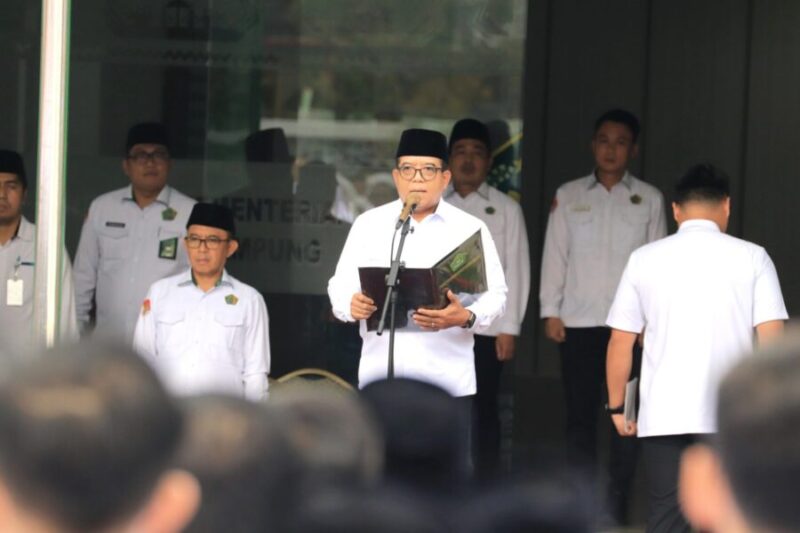 Pj Gubernur Samsudin pada Acara Peringatan Hari Amal Bhakti Ke-79 Kementerian Agama Tahun 2025, Foto: Diskominfotik Provinsi Lampung.