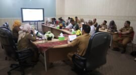 Rakor Pengendalian Inflasi Daerah bersama Mendagri di Lt. II Diskominfotik Provinsi Lampung, Foto: Diskominfotik Provinsi Lampung.