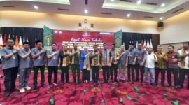 Rapat Pleno Terbuka Penetapan Pasangan Calon Gubernur dan Wakil Gubernur Lampung Terpilih  di Hotel Emersia, Kamis (10/1), Foto: Diskominfotik Provinsi Lampung.