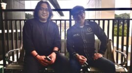 Penulis bersama siniar Bocor Alus Tempo, Stefanus Pramono, di kantor Tempo. (foto: dok pribadi)