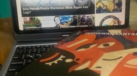 Ilustrasi buku jurnalisme sastrawi. (foto: dok pribadi)