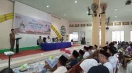 Bimbingan manasik haji 2025 di Graha KH. Ahmad Dahlan, Komplek Universitas Muhammadiyah Pringsewu, Senin (14/4/2025), Foto: Reza/NK.