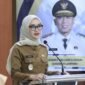 Wakil Gubernur Lampung, Jihan Nurlela pada acara FGD di Ruang Sidang Utama Politeknik Negeri Lampung (Polinela), Senin (14/04/2025), Foto: Diskominfotik Provinsi Lampung.