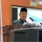 Hendra Gunawan pada Rapat Paripurna Penyampaian Rekomendasi atas LKPJ Bupati Pesawaran Tahun Anggaran 2024, Senin (14/04/2025), Foto: Soheh/NK.