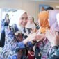 Purnama Wulan Sari Mirza bersama Jajaran DWP Provinsi Lampung pada acara halal bihalal di Saung Desa, Senin (14/4/2025), Foto: Diskominfotik Provinsi Lampung.