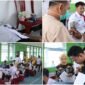Staf Lapas dan Rutan Kotaagung saat mengikuti kegiatan donor darah di Aula Besar Lapas Kotaagung, Rabu (16/4/2025), Foto: Arj/NK.