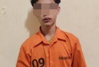 Pelaku pencurian ponsel berinisial AAS (24), Foto: Reza/NK.