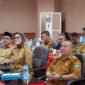 Wabup Lamsel saat mengikuti Raker dan RDP yang digelar secara virtual melalui Zoom Meeting, Rabu (30/4/2025), Foto: Eko/NK.