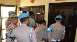 Razia Rutan Polres Pringsewu, Senin (5/5/2025), Foto: Reza/NK.