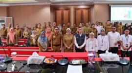 TPID Lampung Selatan menggelar exit meeting bersama BPKP Perwakilan Provinsi Lampung, di Aula Krakatau, Selasa (6/5/2025), Foto: Eko/NK.