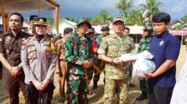 Tim Kesehatan TMMD Ke-124 Kodim 0422/Lampung Barat, Foto: Ist.