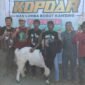 Kambing yang harganya mencapai Rp95 Juta, milik salah satu peserta lomba, Foto: Arie/NK.