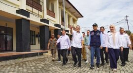 Mensos RI saat meninjau langsung Sekolah Rakyat, Foto: Diskominfotik Provinsi Lampung.