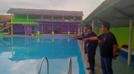 Polisi saat melakukan olah TKP, Senin (12/5/2025), Foto: Reza/NK.