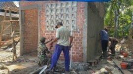 Progres pembangunan MCK Masjid Nurul Yakin capai 45 persen, Foto: Ist.