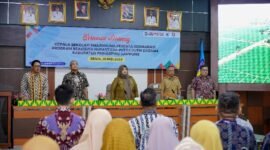 Sosialisasi Program Beasiswa Nusantara Putera Puteri Daerah di Aula Utama Pemkab Pringsewu, Senin (26/5/2025), Foto: Reza/NK.