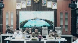 Abdul Hakim, Anggota DPD RI asal Provinsi Lampung saat melakukan kunjungan kerja ke Pringsewu, Selasa (27/5/2025), Foto: Reza/NK.