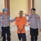 (AS) terduga bandar narkotika saat diamankan Polres Pringsewu, Foto: Reza/NK.