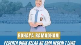 Rohaya Ramadhani, peraih beasiswa kedokteran gigi dari Bupati Lampung Barat, Foto: Iwan/NK.