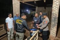 Polsek Sukoharjo saat menggerebek arena judi koprok, Minggu (1/6/2025), Foto: Reza/NK