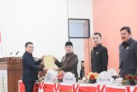 DPRD Pesawaran Saat Menggelar Rapat Paripurna, Selasa (10/6/2025), Foto: Soheh/NK.