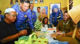 Pelaksanaan pelayanan kesehatan gratis di Tiyuh Gunung Agung, Selasa (17/6/2025), Foto: Arie/NK.