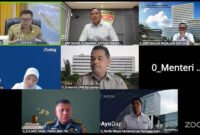 Rapat Koordinasi Pengendalian Inflasi secara virtual, Senin (23/6/2025). Foto: Eko/NK.